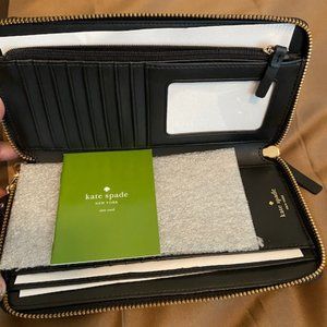 Kate Spade Black Leather Wallet